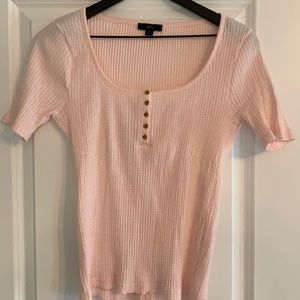 Ink and white speckled top